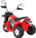 Motorçikletë elektrike fëmijësh Ramiz MiniBike, 3 rrota, me drita, e kuqe