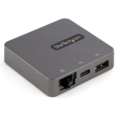 Adapter multiport USB C StarTech.com USB C Mini Dock, HDMI VGA, Gigabit Ethernet, gri