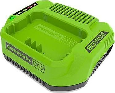 Karikues Greenworks G60UC, 60V, 2A, i zi jeshil