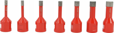 Set aksesorësh për trapano AWTOOLS AW47307, 7 pjesë