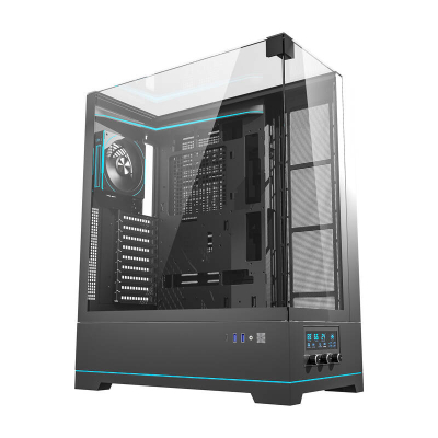 Kase kompjuteri DarkFlash DY450L, ATX, xham i temperuar, e zezë