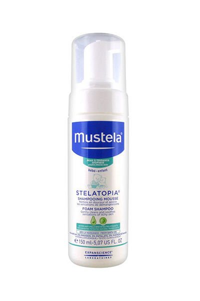 Shampo/Shkumë për fëmijë Mustela Stelatopia (Foam Shampoo), 150 ml