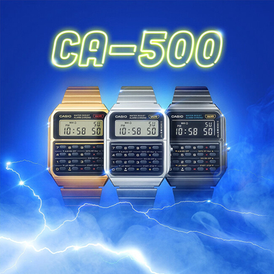 Orë digjitale Casio CA-500WEG-1A, e artë