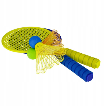 Set badminton Mega Creative 532367, raketa plastike, për fëmijë