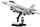 Set ndërtimi Cobi Armed Forces F-16C Fighting Falcon 5910, 463 pjesë, shkalla 1:48, gri