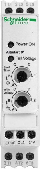 Softstarter Schneider Electric Altistart ATS01N106FT, 6A, 110-480VAC, i bardhë