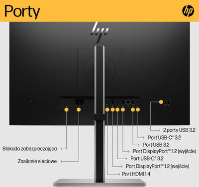 Monitor HP E24u G5, 23.8'', Full HD, i zi