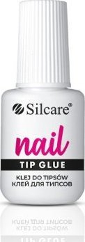 Ngjitës për thonj Silcare Nail Tip Glue, furçë aplikimi, transparent