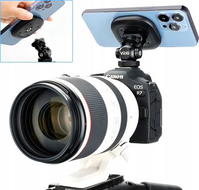 Mbajtëse magnetike për tripod Ulanzi MG-01, MagSafe, fileto 1/4", e zezë