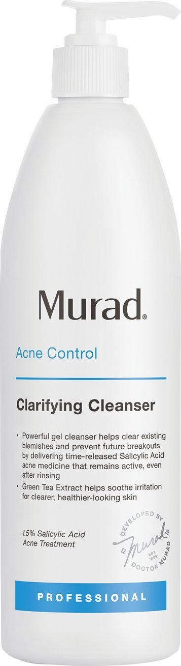Xhel pastrues fytyre Murad Clarifying Cleanser, 1.5% acid salicilik, për lëkurë me akne, i bardhë
