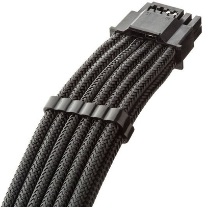 Kabllo furnizimi CableMod C Series Pro ModMesh, 16 pin në 2x 8 pin, 60cm, i zi