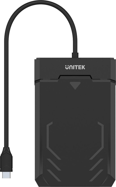 Kuti e jashtme për disk 2.5" Unitek DiskGuard Raiden, USB-C 5Gbps, SATA UASP, e zezë