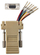 Adapter serial Nedis D-SUB 9-pin male në RJ45 female, kontakte të veshura me nikel, ngjyrë ivory