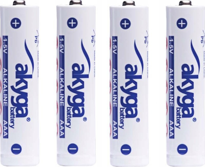 Bateri alkaline AAA Akyga AKY1971, 1.5V, 1300mAh, paketim 4 copë