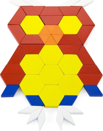 Lodër druri për ndërtime Wooden Construction Set, 250 bloqe, me ngjyra