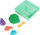 Set rërë kinetike Spin Master Kinetic Sand Sandbox, tabaka lojnash, ngjyrë e gjelbër