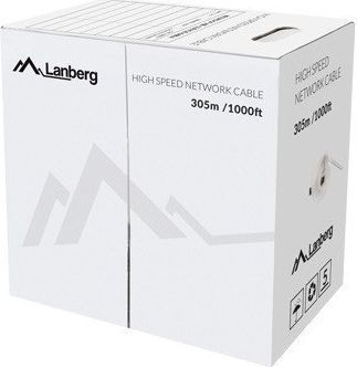 Kabllo USB Lanberg, 305 m, e zezë