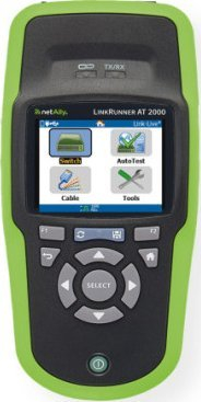 Tester rrjeti Fluke Networks LinkRunner AT 2000, AutoTest, ekran me ngjyra, i gjelbër