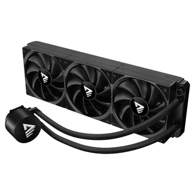 Ftohës ujor CPU Savio NOX 360 mm, radiator alumini, 3 ventilatorë, i zi