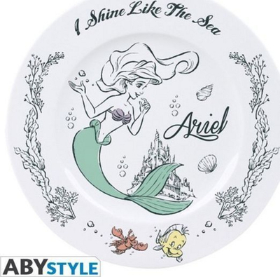 Set pjatash Disney Princess ABYstyle, të bardha