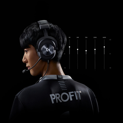 Kufje LOGITECH G PRO X 7.1, USB/3.5 mm, të zeza