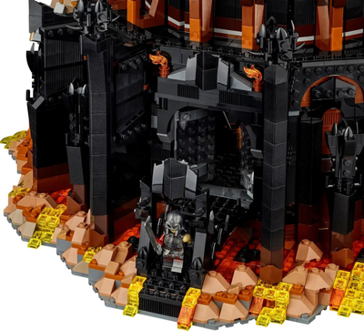 Set ndërtimi LEGO Icons The Lord of the Rings Barad-dur, model koleksionues i detajuar, kulla e zezë