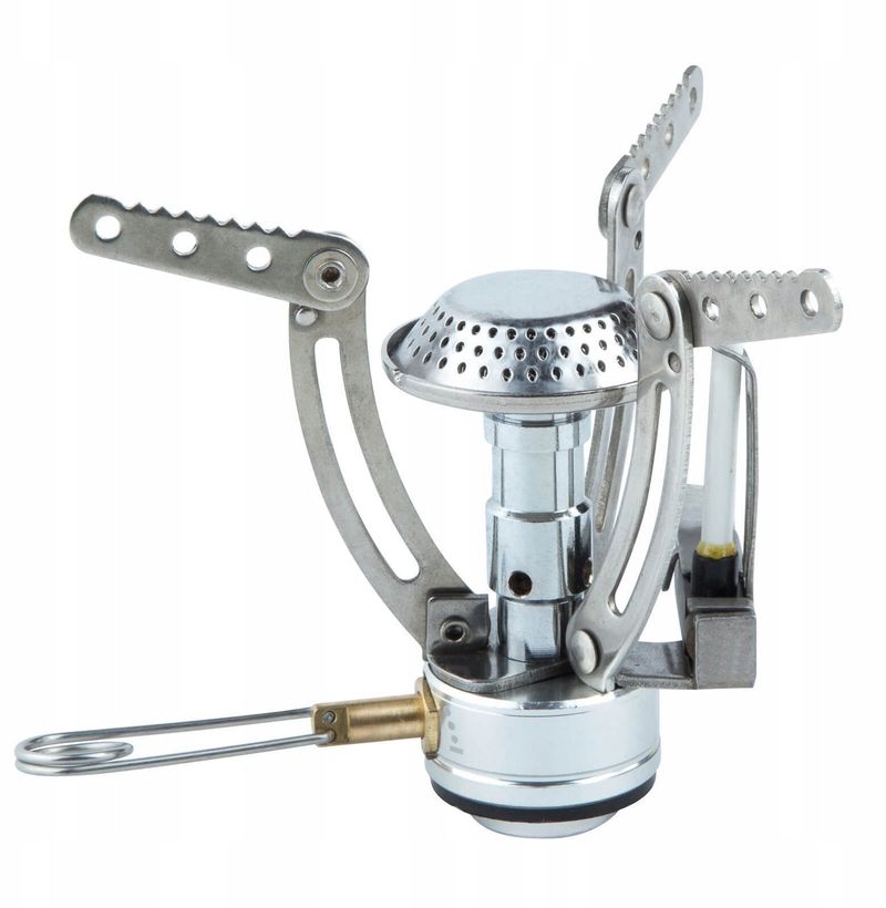 Brulor kampingu MacGyver 101246, fuqi 1.8 kW, çelik inox, gri