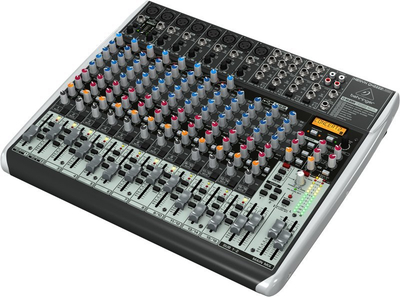 Аудио миксер Behringer XENYX QX2222 USB, 22 канали, ефекти KLARK TEKNIK, црн
