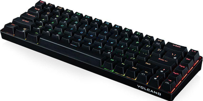 Tastierë Modecom Volcano Lanparty RGB BT, US, e zezë
