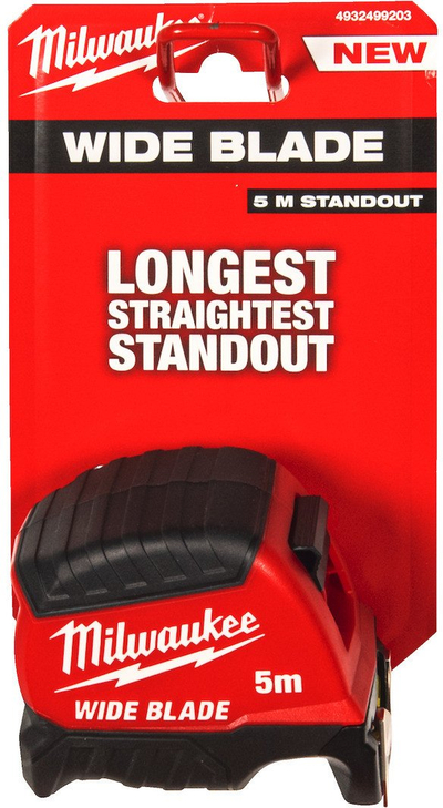 Metrike Milwaukee 4932499203, 5 m, gjerësi shiriti 35 mm