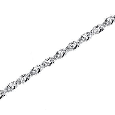 Qafore për femra Brilio Silver 471 086 00155 04, 50 cm, e argjendtë