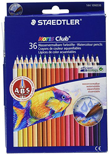 Ngjyra druri Staedtler, 36 ngjyra