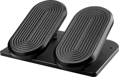 Потпирач за нозе Powerton ERGO STEPPER, ергономски, црн