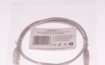Kabllo Libox UTP, 1m CAT.5E UTP 4x2x26 AWG