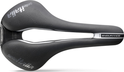 Седло за велосипед Selle Italia Flite Boost Endurance TI 316 Superflow, големина Large, црна
