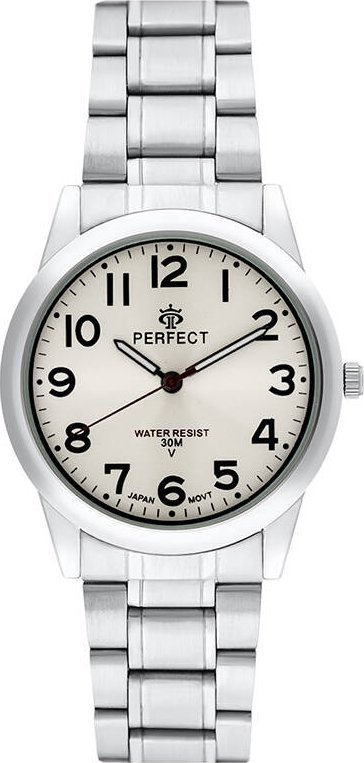 Рачен часовник Perfect Day PERFECT R50-03, кварц, 38mm, сребрена боја