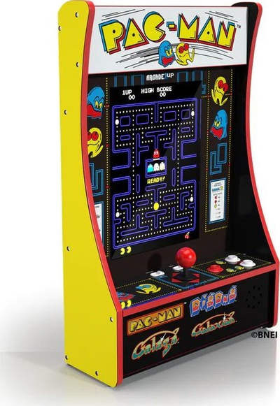 Kabinë lojrash Arcade1Up Pac-man Partycade, ekran 16.7", 5 lojra, shumëngjyrësh
