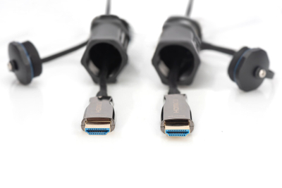 Kabllo HDMI Digitus 4K AOC, HDMI 2.0, deri 4K 60Hz, e zezë