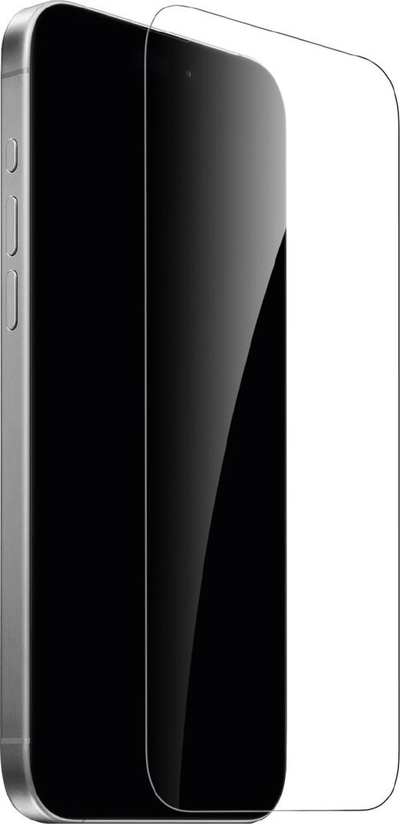 Xham mbrojtës Puro Tempered Glass për iPhone 15 / 16, me transparencë të lartë
