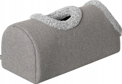 Shpi për mace Hobbydog Bullet, 80 x 30 cm, e bardhë gri