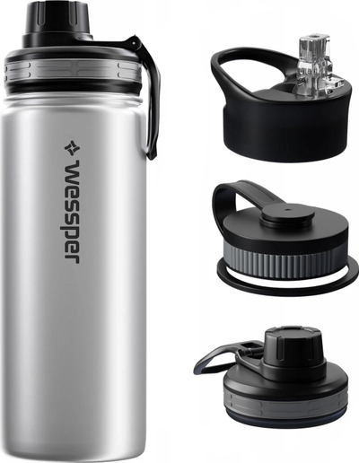 Termus Wessper Activemax Steeline, 0.5L, inoks, argjendi