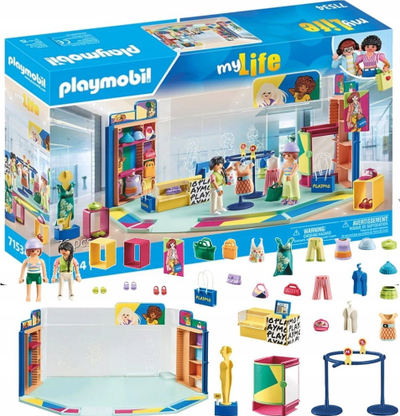 Set lojërash Playmobil My Life Fashion Store 71534, dyqan mode, për fëmijë 4+