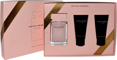 Сет парфеми Narciso Rodriguez For Her, EDP 50ml, Лосион за тело 50ml, Гел за туширање 50ml