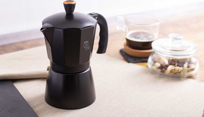 Aparat për kafe Berlinger Haus Lumarko (BH-1973 Kinghoff), 3 gota, 150 ml,	i zi 