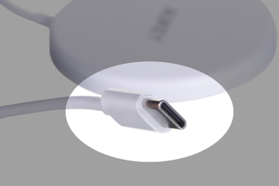 Karikues wireless Aukey Aircore Magnetic LC-A1, 15W, USB-C, i bardhë
