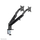 Kllapë tavoline Neomounts DS70-810BL2, për 2 monitorë 17"-32", krah me gaz, e zezë