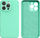 Mbrojtëse telefoni Hurtel Silicone Case për iPhone 14 Plus, silikon, me shtresë të brendshme, ngjyrë mente