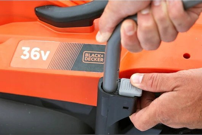 Kositëse me bateri Black and Decker BCMW3336, 36V, 33cm, portokalli e zezë