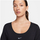 Спортска блуза Nike One Classic Cropped Twist, за жени, црна