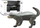 Figurë lodër LeanToys Honey Badger, koleksioni Animals Africa, gomë, me shumë ngjyra